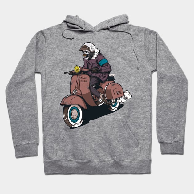 The Scooter Rider Hoodie by Elrokk86